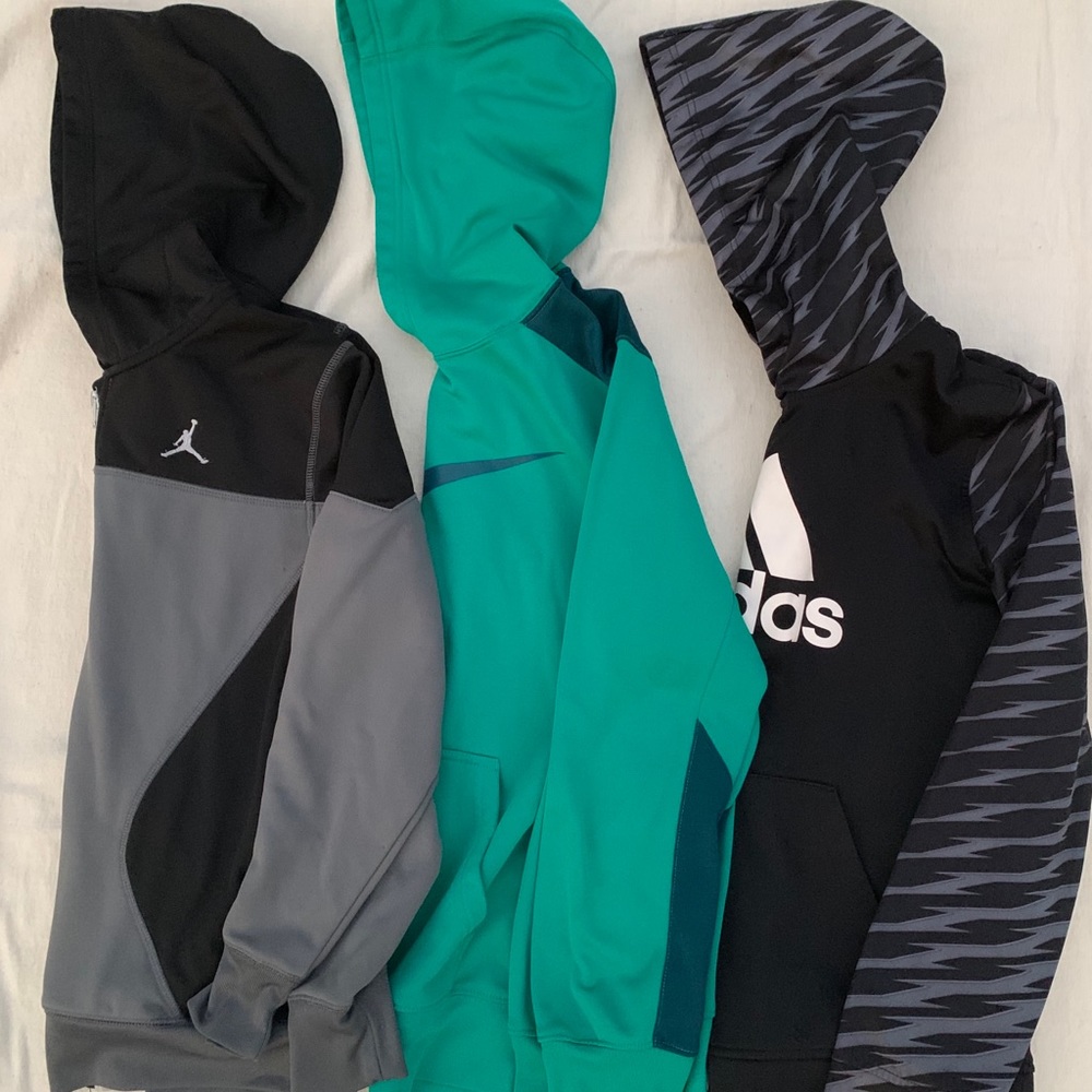 3 hoodie jackets